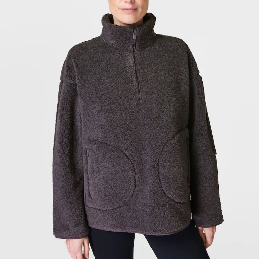 Sweaty Betty Plush Textured Half Zip